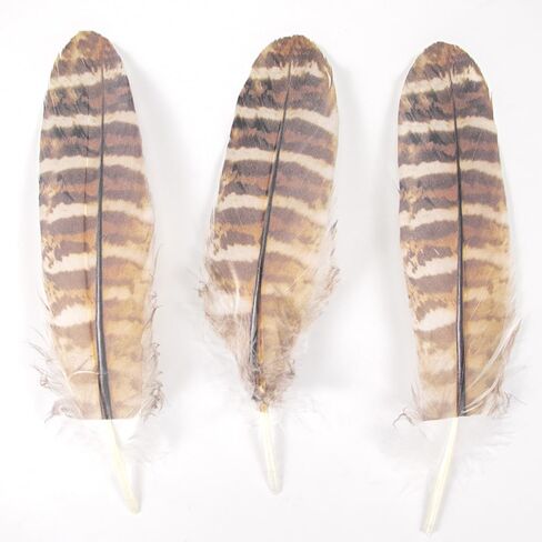 WENCELYL Natural Tiger Pattern Goose Feathers Bulk, 6-8 Inch Real Goose Feathers for DIY Crafts Wedding Party Halloween Home Decoration, Craft Feathers for Centerpieces Dream Catcher (style2) in Saudi Arabia