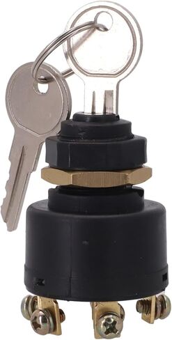 For Ignition Switch with Six-Terminal Design and Push-to-Choke for OMC Inboard Outboard Applications for Johnson for Evinrude Boats Includes Two Keys in Saudi Arabia