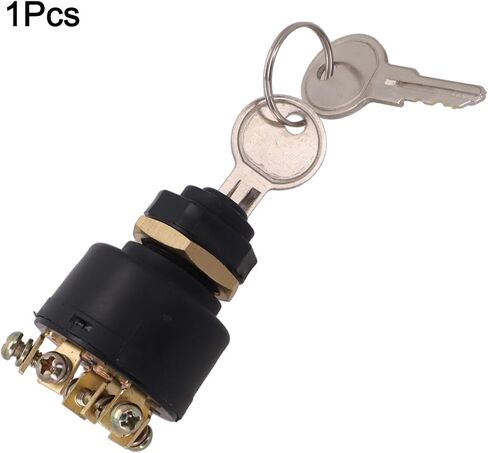 For Ignition Switch with Six-Terminal Design and Push-to-Choke for OMC Inboard Outboard Applications for Johnson for Evinrude Boats Includes Two Keys in Saudi Arabia