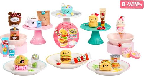 لعبة Miniverse Make It Mini Plush من MGA (عبوة من قطعتين)، تغليف أعمى، DIY، مقتنيات قطيفة تحت عنوان الطعام، لاصق يجفف بالهواء، 8 للتجميع، ملحقات سلسلة المفاتيح، جامعي، 8+ in Kuwait