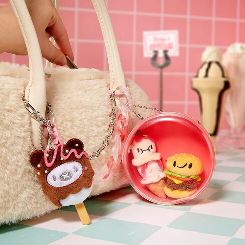 لعبة Miniverse Make It Mini Plush من MGA (عبوة من قطعتين)، تغليف أعمى، DIY، مقتنيات قطيفة تحت عنوان الطعام، لاصق يجفف بالهواء، 8 للتجميع، ملحقات سلسلة المفاتيح، جامعي، 8+ in Kuwait
