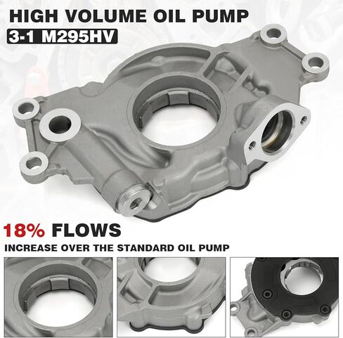 M295HV High Volume LS Oil Pump Kit for Chevy Silverado Avalanche Suburban Tahoe Trailblazer for GMC Sierra Yukon for Cadillac Escalade 4.8L 5.3L 6.0L Mellling Oil Pump Kit w/Gasket & Balancer Bolt in Saudi Arabia