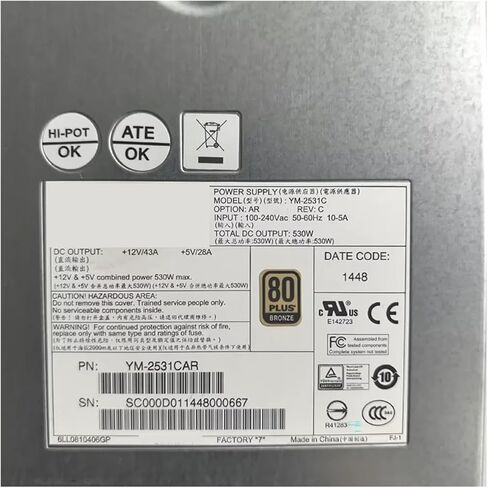 YM-2531C مزود الطاقة PN: 9CCPSU-0010 YM-2531CAR مزود الطاقة in Kuwait
