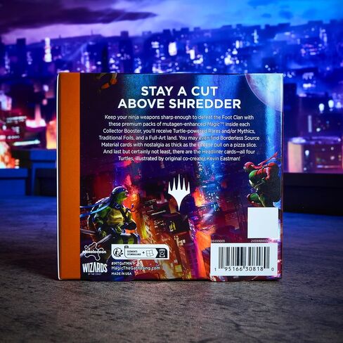 Magic: The Gathering | Teenage Mutant Ninja Turtles - Collector Booster Box | 12 Packs | Collectible Trading Card Game in Saudi Arabia