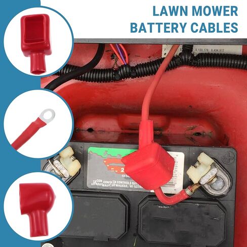 KUROKU Lawn Mower Battery Cables 110-6794 Compatible with ToroTimecutter Z4200 Zero Turn Mower X2c Lawn Boy in Saudi Arabia