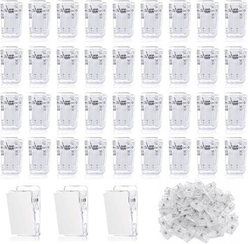 60 Pieces Self-Adhesive Wall Clips 2.6 * 1.3CM, Clear Plastic Clips for Hanging Photos, Posters, Tapestry, Spring Lights, Ideal for Office, Home & Christmas Decoration in Saudi Arabia