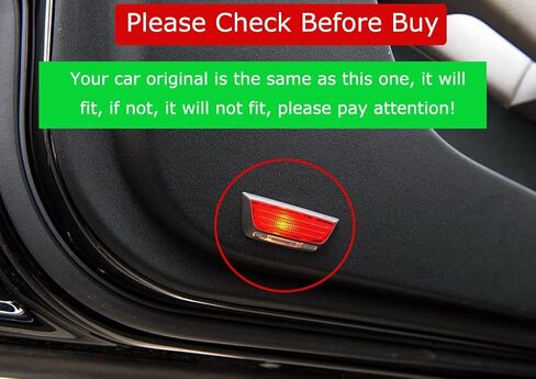 2 Pcs Non-Fading Car Projection LED Projector Laser Emblem Logo Puddle Door Lights for 2008-2015 C-Class W204 (Star+Lettering) in Saudi Arabia