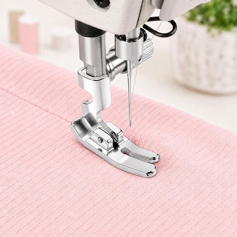 4PCS Sewing Machine Presser Feet Set, Low Shank 10mm Universal Foot Kit for Sewing, Quilting and Fabric Control, Precision Stitching Tool with Zipper Foot for Smooth and Accurate Sewing in Saudi Arabia