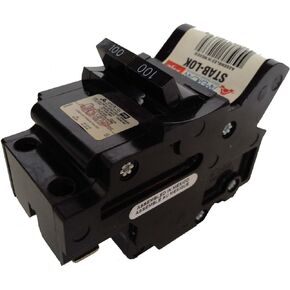American/Federal Pacific Circuit Breaker, 2-Pole 100-Amp Bolt On