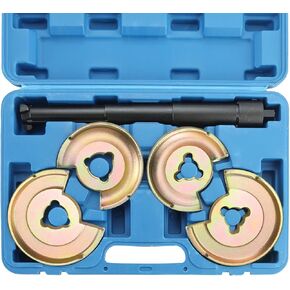 ATPEAM Suspension Coil Spring Compressor Telescopic Repair Tools 5 Pcs Front Rear Suspension Tool Compatible for Mercedes Benz Cadmium Plated