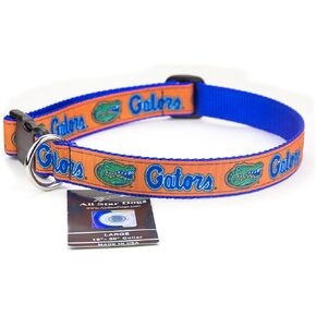 Florida Gators Ribbon Dog Collar - Large