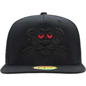 Culiacan The Panther Flat Bill Hats for Men and Women - Black Baseball Cap, Mens Snapback Hats, Gorras Planas para Hombres - Adjustable Size