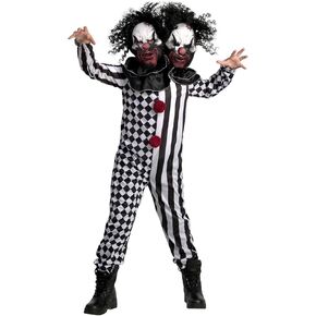 Morph Scary Clown Costume Kids Girls, Kids Creepy Clown Costume, Killer Clown Costume For Kids Boys, Halloween Costumes Boys