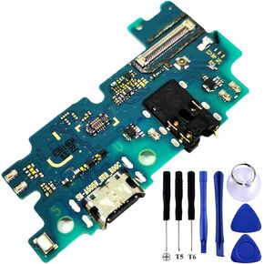 Galaxy A50 USB Charging Port Flex Cable Replacement SM-A505U Type C Charger Dock Board Flex Cable Connector for Samsung A50 A505U Port Flex Cable Repair Part with Tools Only for A50 USA