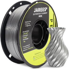 PETG Filament 1.75mm for 3D Printer, Metal-Like Consumable 1kg (2.2lbs) 1 Spool, Silk Metallic Finish PETG, Dimensional Accuracy +/- 0.03 mm,Metallic Bronze Gold