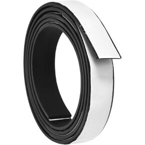 uxcell Adhesive Rubber Strips, 0.8"W x 5/64"T x 3'L Solid Neoprene Rubber Sheet Rolls with Adhesive Backing for DIY Gaskets Seals Pads Crafts