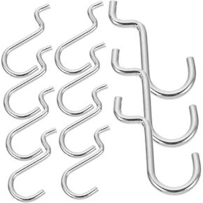Gadpiparty 20pcs Peg Board Hook Metal Pegboard Hook Slat Wall Hanging Hooks Peg Board Tool Heavy Duty Peg Hook Garage Pegboard Hook Heavy Duty Pegboard Hanger Peg Hooks Iron Wire Accessories
