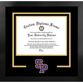 Campus Images College unisex Spirit Diploma Manhattan Black Frame with Bonus Lithograph (value savings $59)