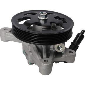 21-534 Power Steering Pump w/Pulley, for Honda Odyssey 2011-2017, for Honda Pilot 2012-2015, for Honda Ridgeline 2012-2014, Power Assist Pump Replace# 96-665 56110RV0A01 56110RN0A51