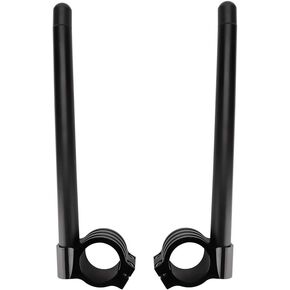 Separate Handle Bar, 1Pair Universal 41mm Motorcycle CNC Separate Handle Bar Adjustable Clip on Handlebar for 41mm Forks