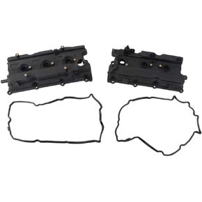 NEW Engine Valve Cover Set w/Gaskets Left & Right Side Fits 02-09 Altima Maxima Murano Quest I35 3.5L 264-985 264-984 (Set of 2)