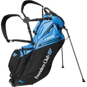 Founders Club Golf Lock 14 Stand Bag for Men with Anti Rattle Top-Free Snap on Rain Hood
