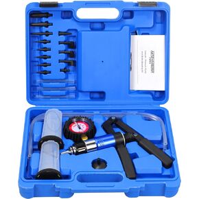 مجموعة أدوات نزيف الفرامل والقابض اليدوية، مضخة تفريغ يدوية، جهاز اختبار ضغط الفرامل، أداة نظام نزيف سائل الفرامل مع حقيبة محول in Kuwait