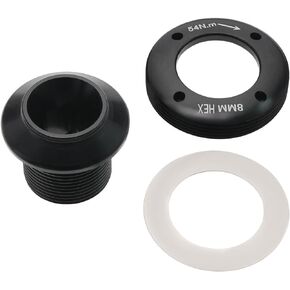1 Set of Bike Bicycle Crank Arm Bolt Kit Self-Extracting M18/M30 Aluminium Alloy Bolt Puller Compatible with SRAM NX GX Force XX1 Black