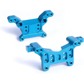 2p Aluminium Shock Tower Parts for Hyper GO/Jetwood/Bezgar/HAIBOXING/DEERC 1/16th RC Car Upgrades, Shock Mount Front Rear Repalcement Accessory (Red) in Saudi Arabia