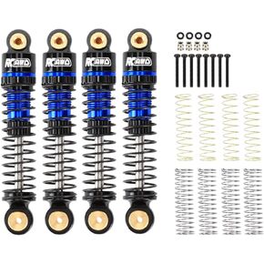 RCAWD 47mm FCX24 Shocks Oil Type for FMS 1/24 FCX24 1/18 FCX18 Front Rear Shocks Absorber Series Upgrades Part Black