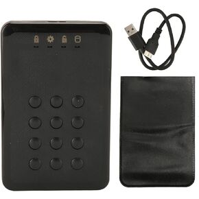 Zopsc Encrypted USB Flash Drive, Secure USB Flash Drive Encrypted, Hardware Encrypted Portable External Hard Drive Enclosure, PIN Authentication, Real time Encryption, Rugged and Waterproof.