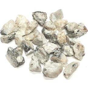 Crystal Collection Rough Rainbow Moonstone - Large 1" Pieces in Velvet Bag (1 Pound)