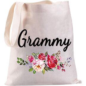 Grammy Tote Bag Grammy Gifts for Grandmother Bag Grandma Birthday Gift Travel Gift Canvas Tote Bag