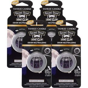 Yankee Candle Smart Scent Vent Clip, MidSummer's Night (4 Pack)