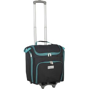 Crafter’s Tote Bag Organizer, Storage Bag for Craft Supply, and Scrapbooking Carrier w/Handle and Wheels