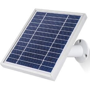 iTODOS Solar Panel Compatible with Arlo Pro and Arlo Pro 2, 11.8Ft Outdoor Power Charging Cable and Adjustable Mount,Not for Arlo HD,Arlo Ultra and Arlo Pro3/Pro4-Silver