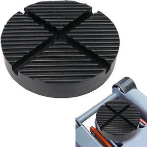 Floor Jack Trolley Jack Rubber Pad Adapter Fits Various Jacks - Durable Pinch Weld Side Protector (4.9’’ 1 Pack)