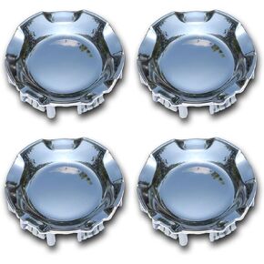 4PCS Polished Aluminum Cover Wheel Hub Center Caps Hubcap Cover (20" 5-Spoke Wheels Only) Compatible with Chevrolet Silverado, Avalanche, Suburban, Tahoe 2007-2014 Replace#: 9595152