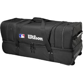 WILSON Umpire V2 Wheeled Equipment Bag - Black in Kuwait