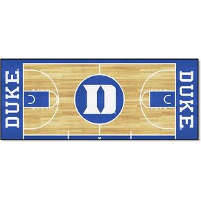 FANMATS 8171 Duke Blue Devils Basketball Court Runner Rug - 30in. x 72in. | Sports Fan Area Rug