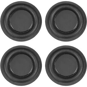 uxcell 28mm Dia. Speaker Passive Radiator Vibration Plate, Subwoofer Vibration Membrane, DIY Bass, Low Frequency 4pcs