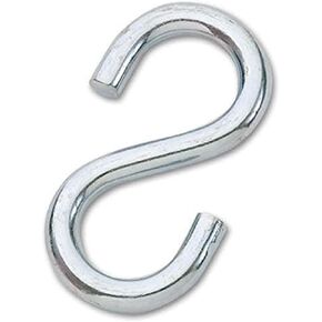 Replacement Swing Set Parts S Hooks, 3/8",Silver
