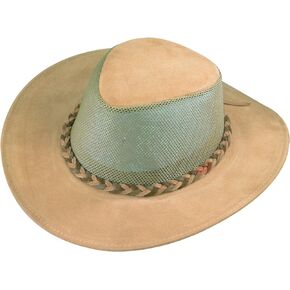 Henschel Cowhide Suede Explorer with Mesh Crown