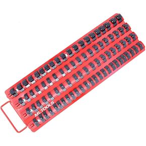 Socket Organizer | 2 Pack | Holds 170 Sockets | Ball Bearing Clips | Metal Socket Organizer Tray | T-8316 x 2… in Kuwait
