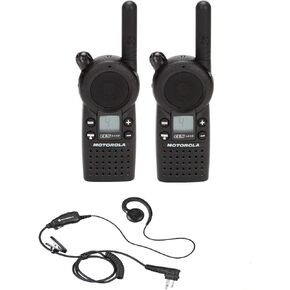 Motorola CLS1410 Two Way Radio Walkie Talkies with Headsets