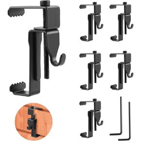Yizhet 6 PCS Brick Hook Clips, Stainless Steel Brick Wall Clips Heavy Duty Adjustable, Brick Hangers No Drill for Hanging Pictures, Flower Basket, Outdoor Decor in Saudi Arabia