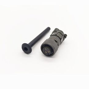 MS3106A10SL-3S Industrial Circular Connector, MIL-DTL-5015 Series Threaded Connector 3 Pin Contacts Solder Female Connectors Straight, 10SL Shell Size for Industrial