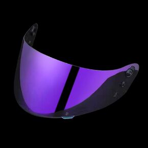 ICON IC04 Airframe Pro Airmada Airform Motorcycle Helmet Shield Uv Protection Motorcycle Visor Lens Helmets Accessories (Revo Blue)