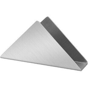 حامل مناديل على شكل مثلث من الفولاذ المقاوم للصدأ 304 # فضي، موزع مناديل مستقل بنمط بسيط in Kuwait