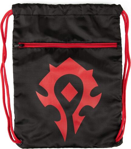 حقيبة JINX World of Warcraft Horde Loot، مقاس 14x19، حقيبة ظهر برباط in Saudi Arabia